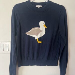 JW ANDERSON / Uniqlo Blue Crewneck Sweater with Seagull Women’s Small S